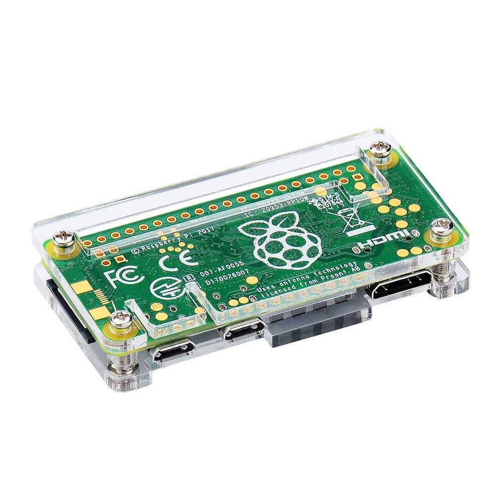 iUniker Raspberry Pi Zero Case, Case for 2 w, with Clear