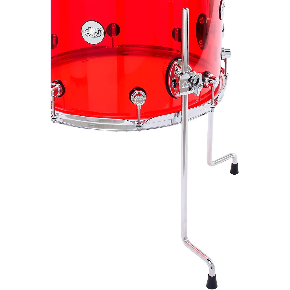 DW Design Series Acrylic 4-Piece Shell Pack Ruby Glass