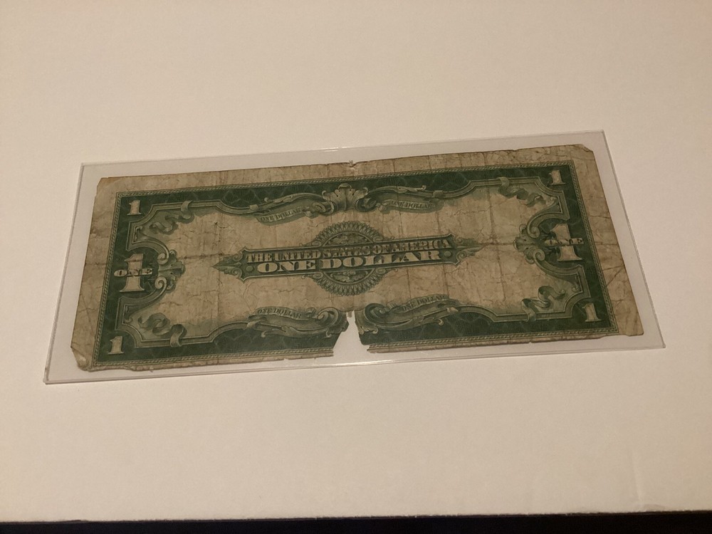 1923 $1 Silver Certificate Large Note Blue Seal Horse Blanket