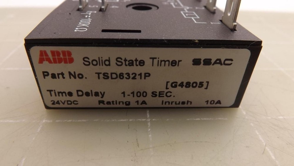 LOT OF 10 ABB TSD6321P SOLID STATE TIMER T28349
