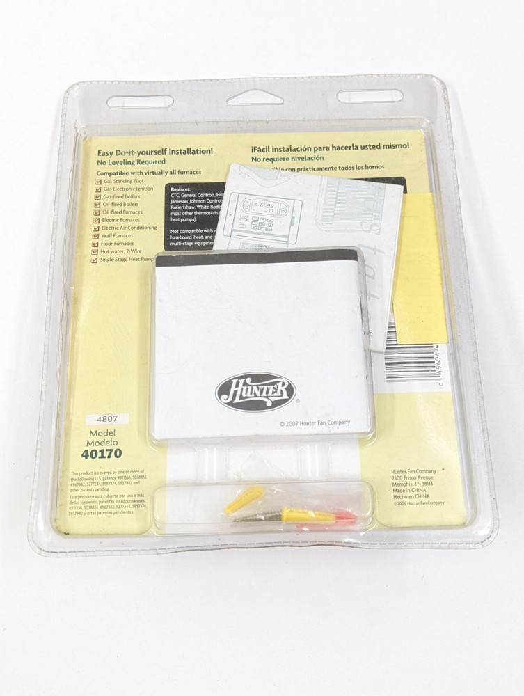 Hunter Electronic Thermostat Heating Cooling Systems 40170 NEW SEALED!