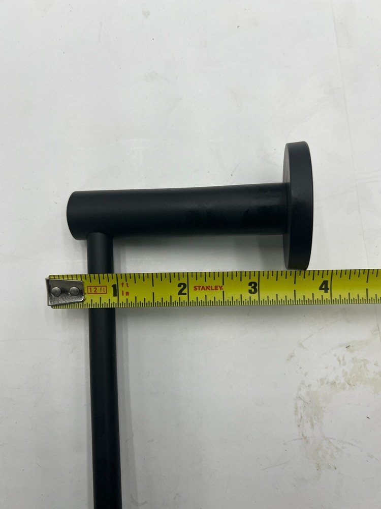 Bath Volkano Cinder Towel Hook Matte Black