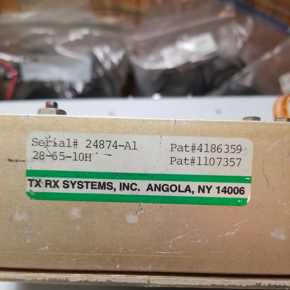 TX RX Systems, UHF Repeater Duplexer, Model 28-65-10H