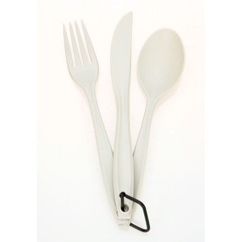 Camping Flatware Set 3 Piece Spoon Fork Knife Lightweight Durable Reusable New