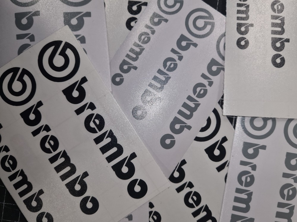 BREMBO Brake Caliper Decals Stickers