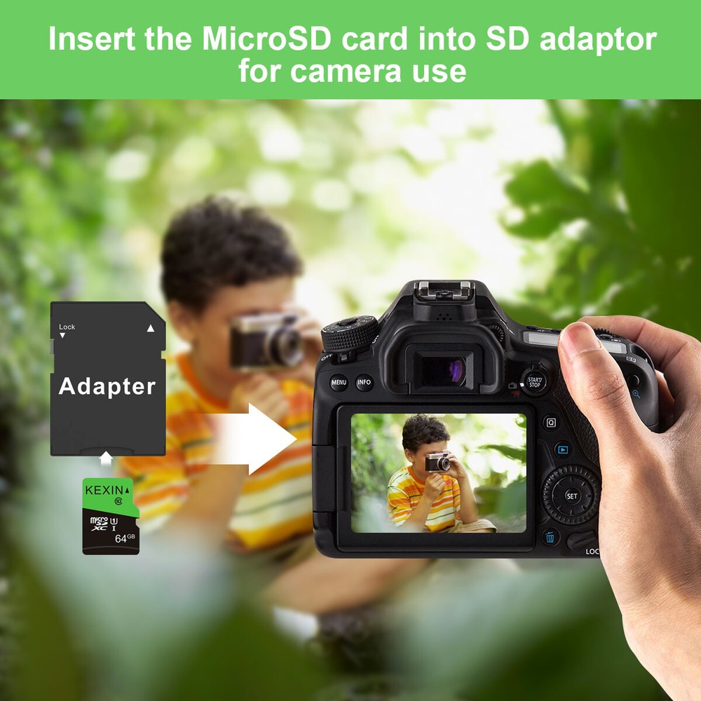 10PCS 64GB Micro SD Card Class 10 Ultra MicroSDXC UHS-I Memory Card for Camera