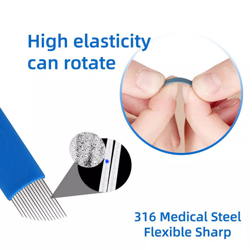 12F Blade Microblading Needles Tattoo Needles Makeup Needle Manual Eyebrow Blade