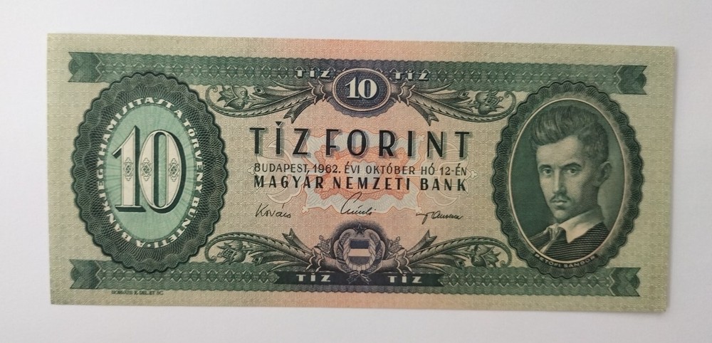 Hungary 10 Forint 1975 P-168 UNC