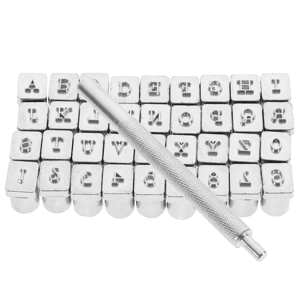 Leather Stamps Letter Punch Tool Stamping Mold Set Printing Work