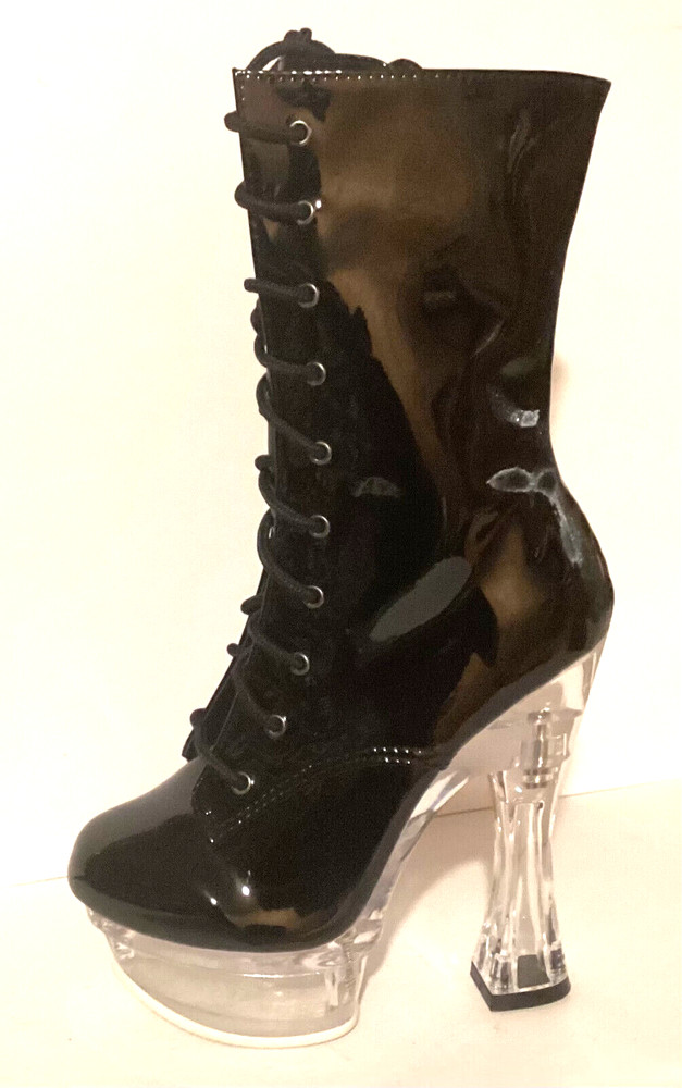 Delight 1020  Womens 5" Chunky  Platform Ankle Boot SZ 6