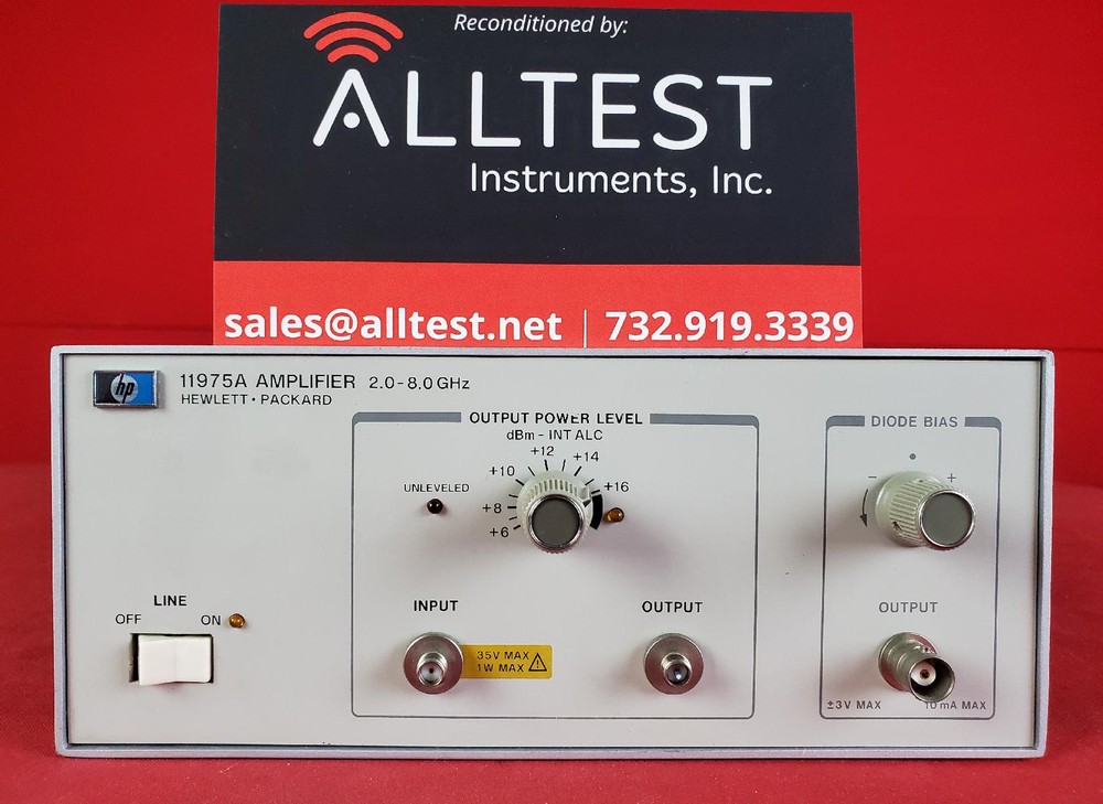 HP - Agilent - Keysight 11975A Amplifier 2-8GHz, 16dBm