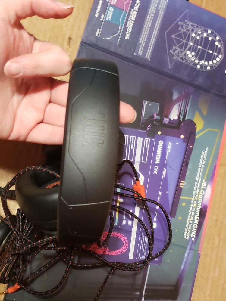 JBL Quantum One Wired Over-ear Gaming Headset - Black JBLQUANTUMONEBLK