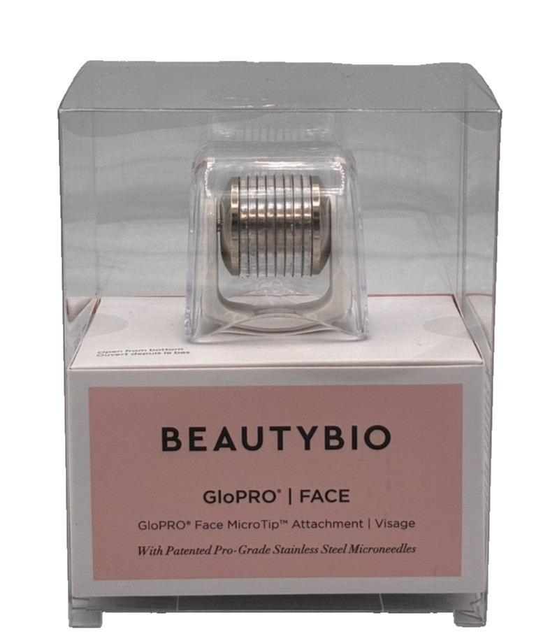 Beautybio Glopro Face Micro Tip Attachment ~ White Different Presentation ~ BNIB