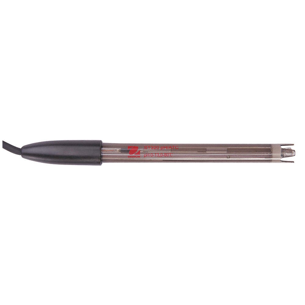 OHAUS ST320 Electrode,pH,Plastic 45MJ26