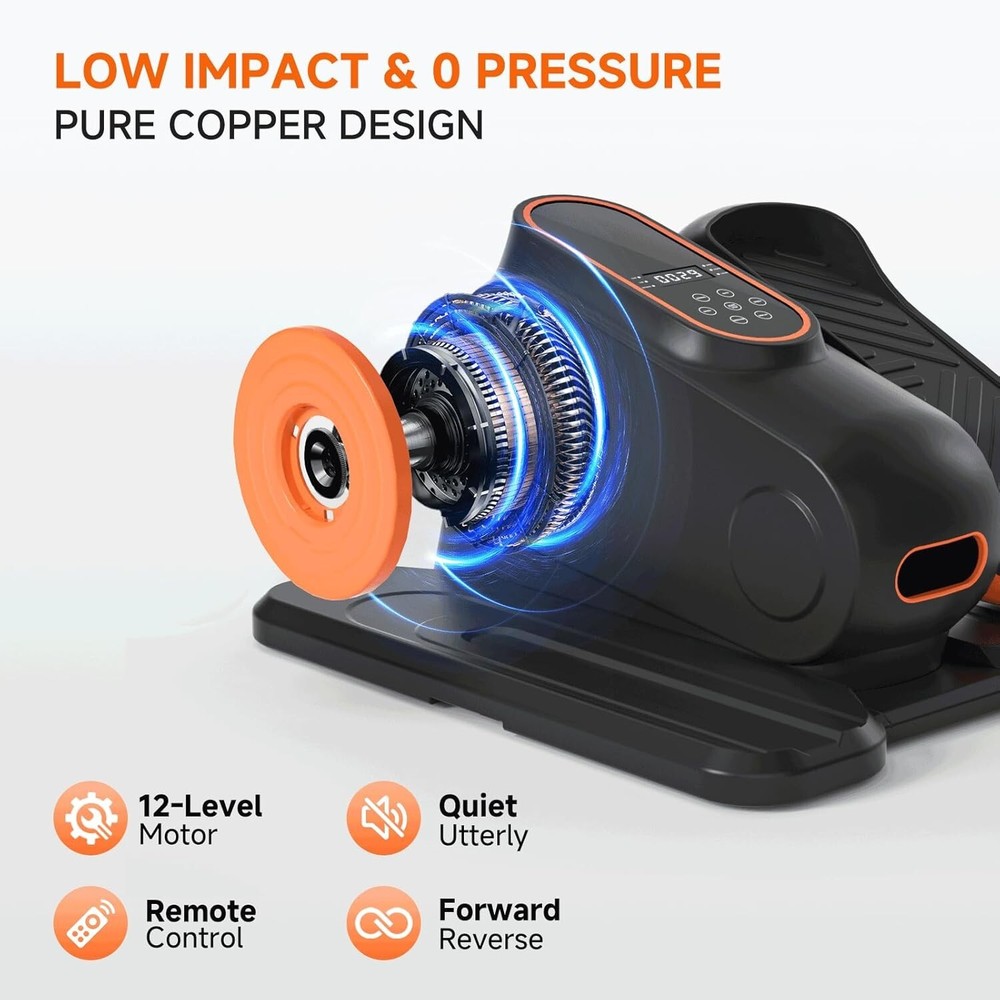 Ellipse Leg Exerciser for Seniors, Electric Seated Eclipse Exercise Training Mac