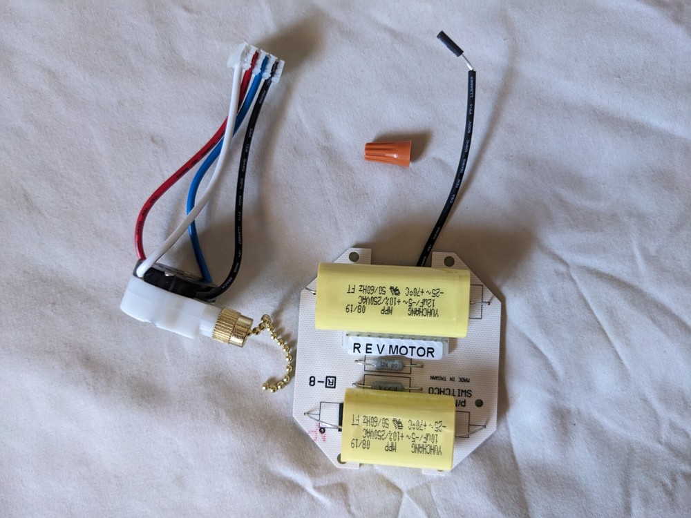 Casablanca 3 Speed Pull Chain Components - Potentiometer Conversion
