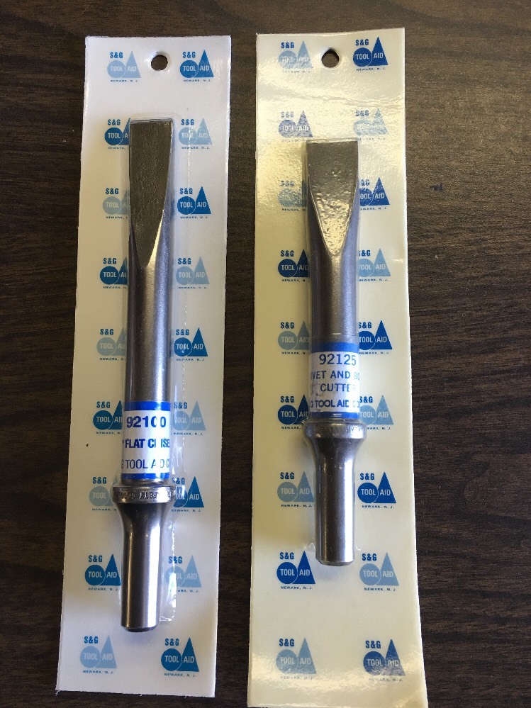 Tool Aid 92100 And 92125 7" Flat Chisel And Rivet Bolt Cutter
