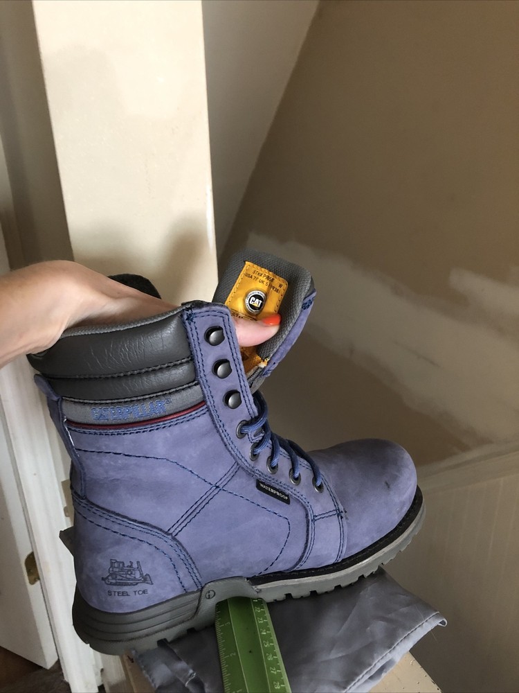 CAT steel Toe Lavender Boots