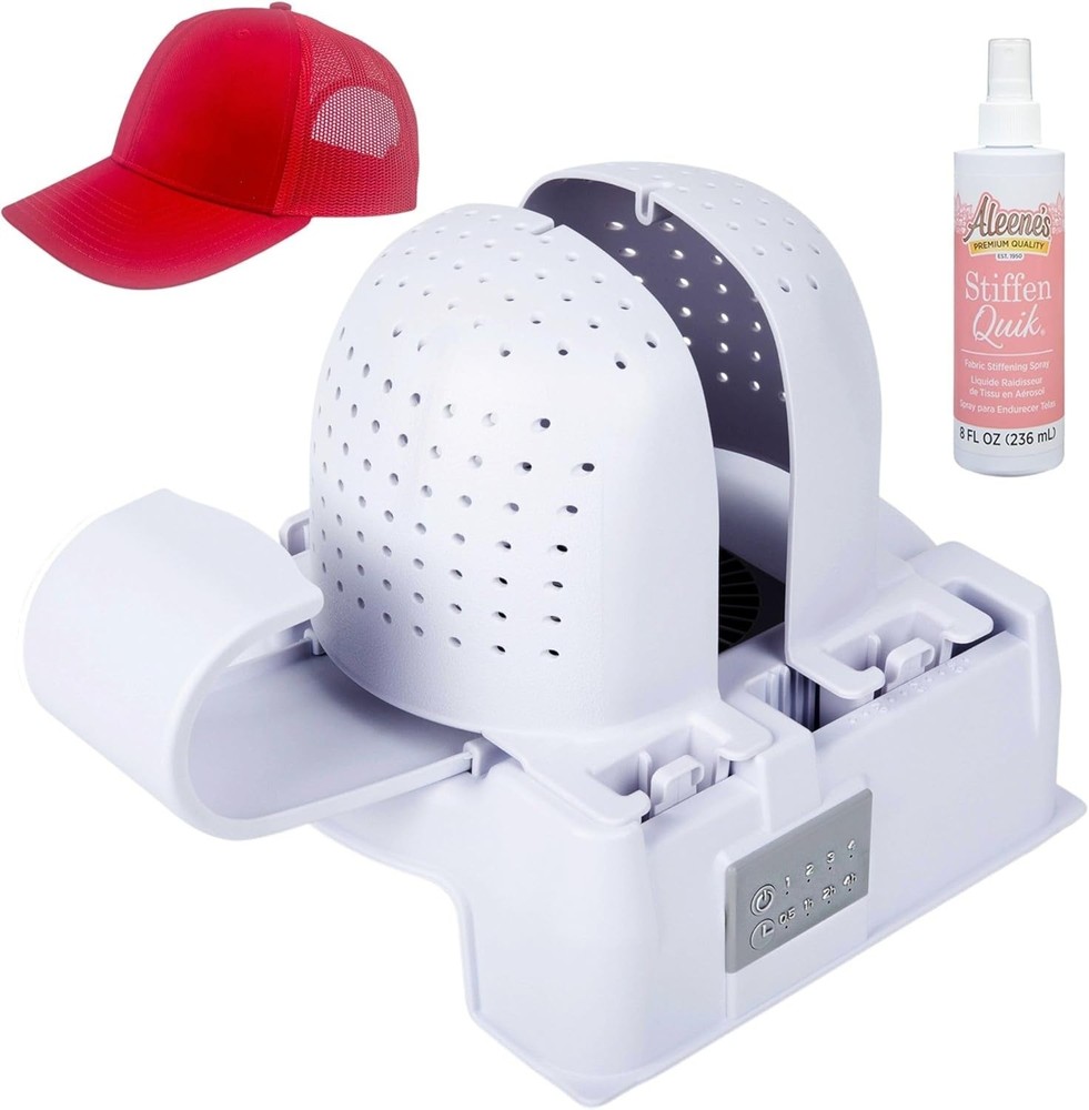 Hat Shaper Machine with Stiffening Spray, Adjustable Hat Care & Reshaping Device