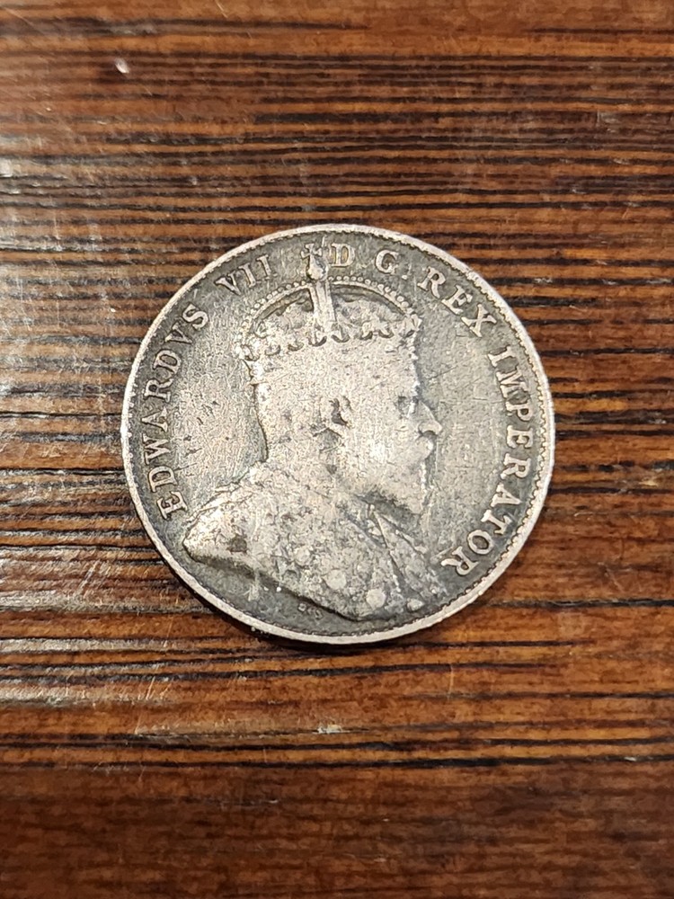 1902 Canada 10 Cents Silver Coin