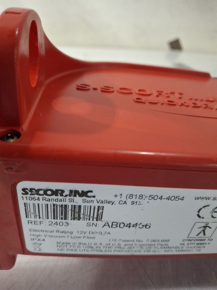 SSCOR, Inc. 2403 Quickdraw Handheld Aspirator