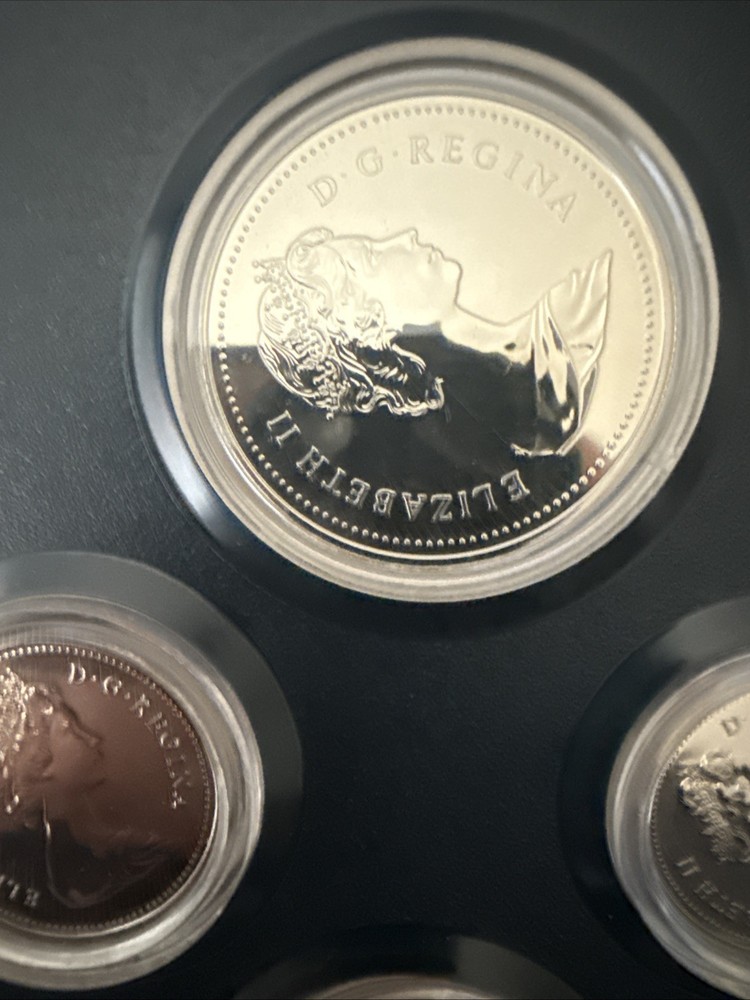 1986 Canadian Coin Set With Coa