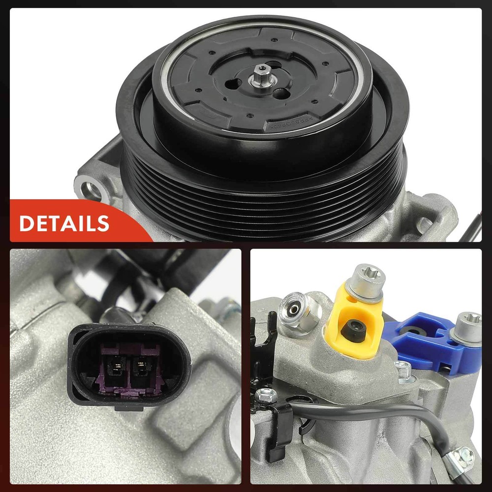 AC A/C Compressor for Porsche Panamera 2017 Porsche Cayenne 2003-2006 2008-2018