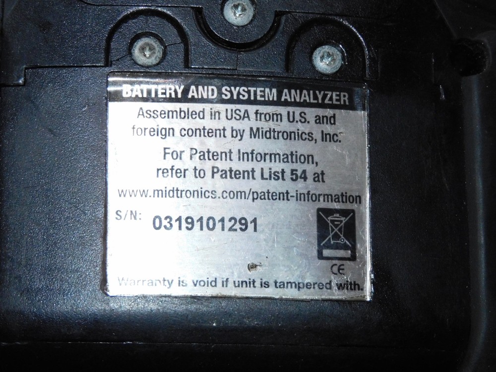 Midtronics CPX-930 Battery & System Analyzer Printer
