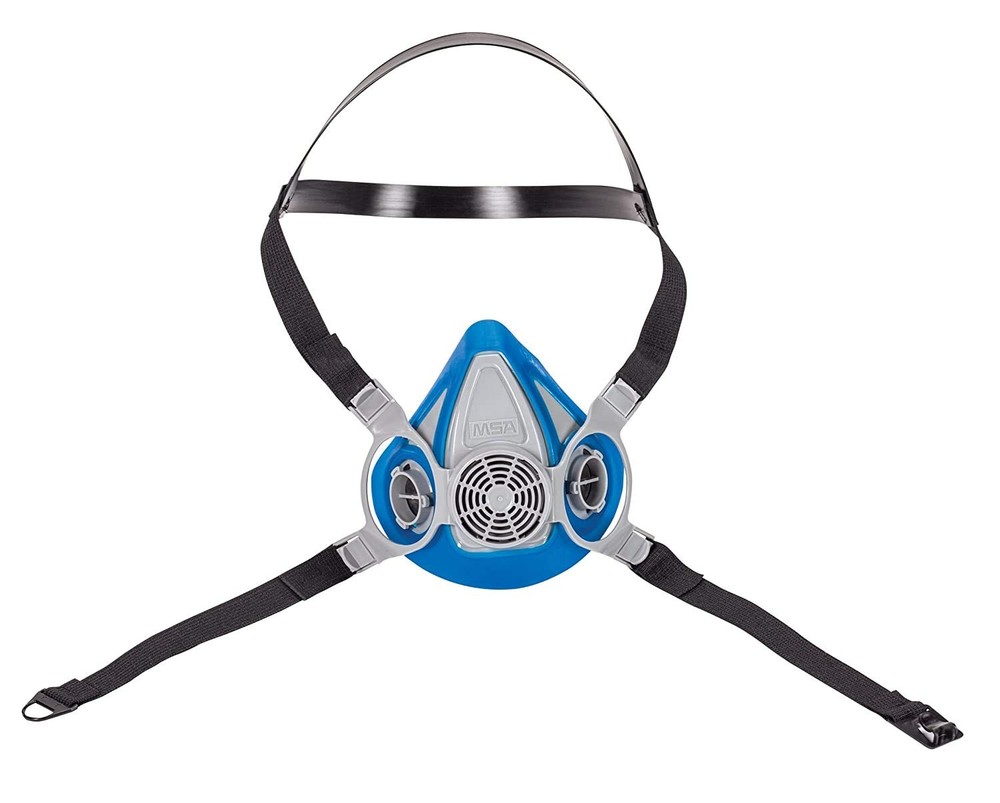MSA Advantage 200 LS Half-Mask Respirator - Large, 2-Piece Neck Strap