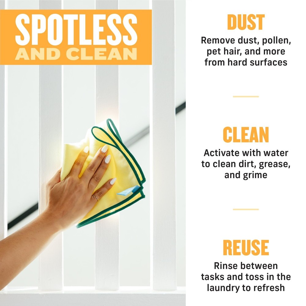 E-Cloth High Performance Dusting Cloth - Microfiber Dusters for Cleaning, Sup...