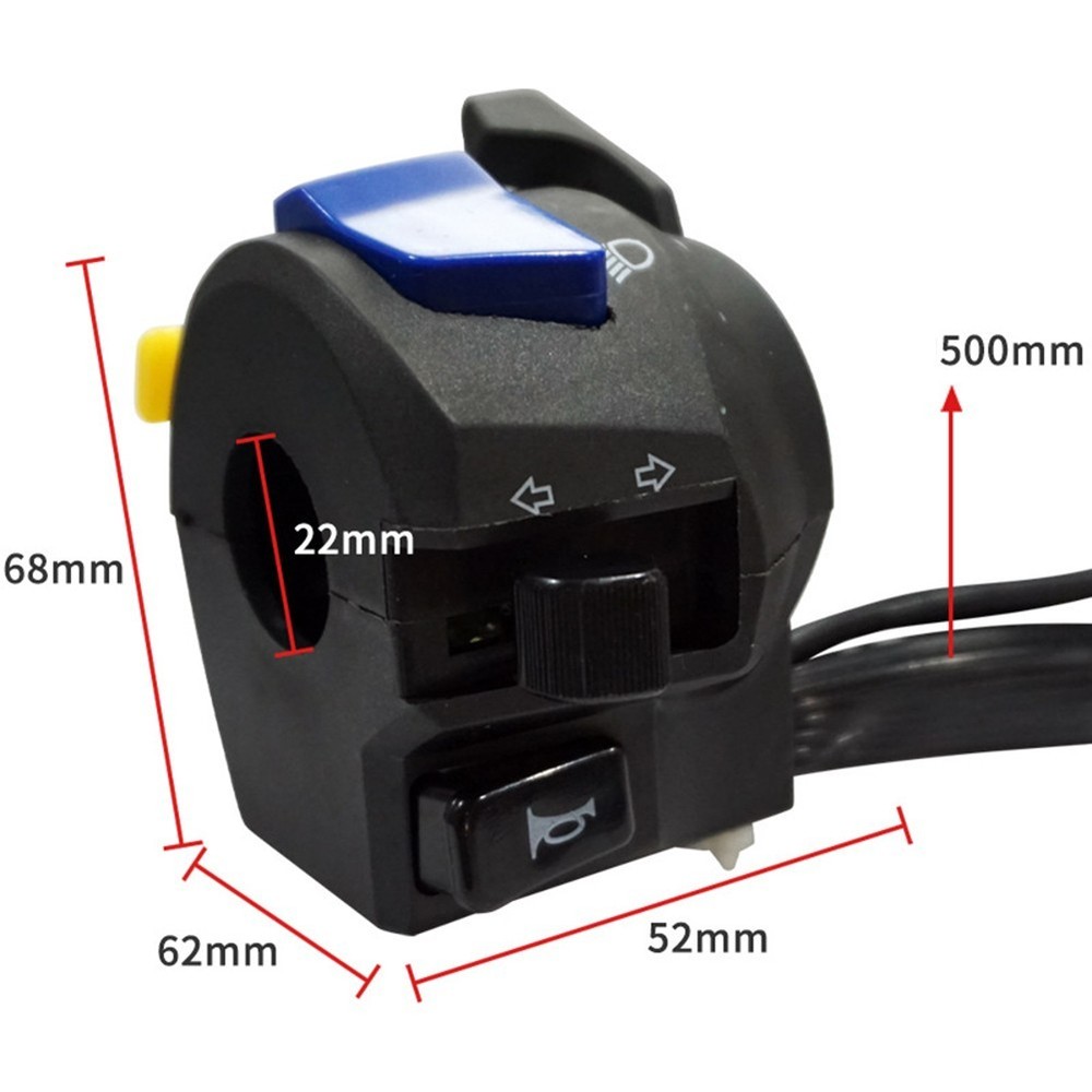 High Performance Motorcycle Handlebar Switch Assembly for Lighting Control