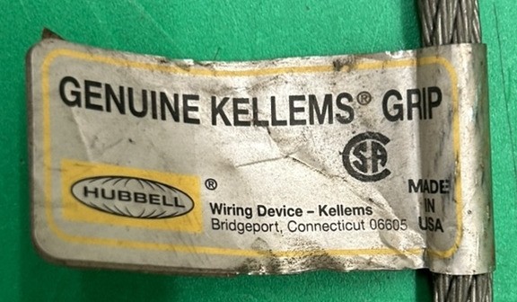 HUBBELL KELLEMS 022-06-006 Heavy Duty Pulling Grip 8050# +/- 20%