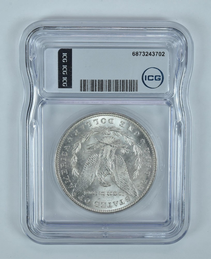 1896 Morgan Silver Dollar MS64 ICG