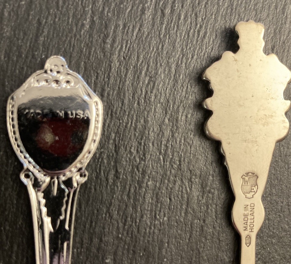 2 Souvenir Spoons BERMUDA Ships Free