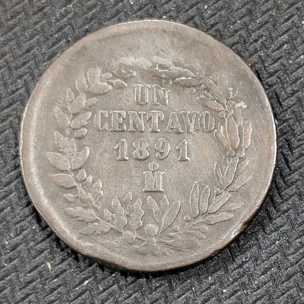1891 Mo Mexico 1 Centavo KM#391