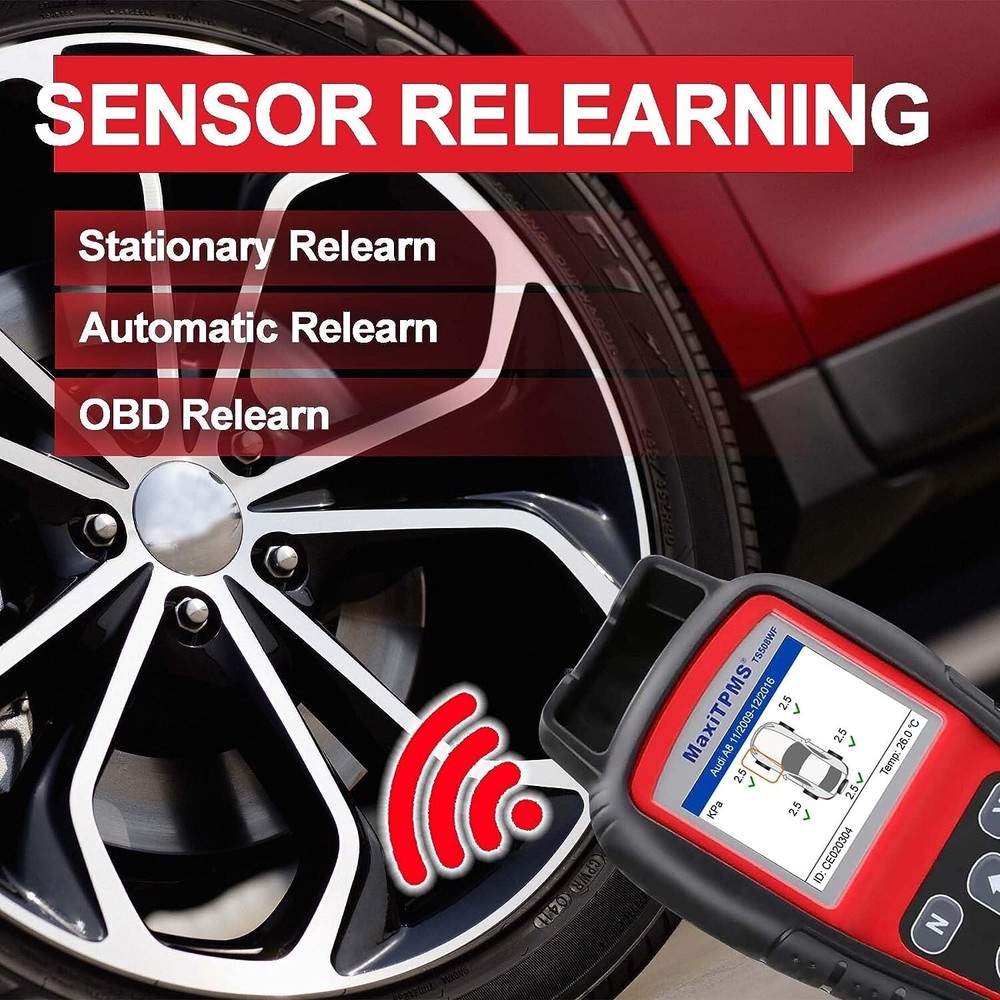 Autel MaxiTPMS TS508WF TPMS Relearn TPMS Sensors Activate Reset Programming Tool