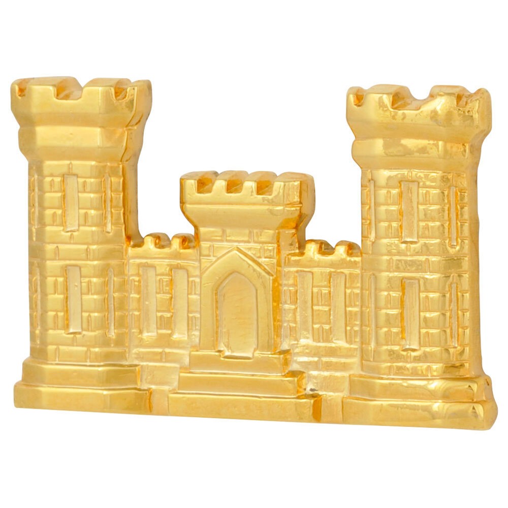 Army Officer Engineer Collar Insignia Pair