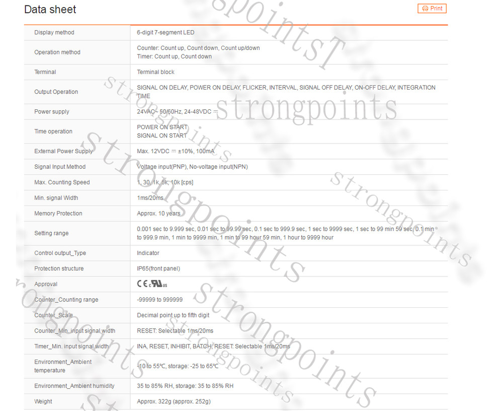Autonics CT6M-I2 Counters Standard Type New 1PCS 1PC