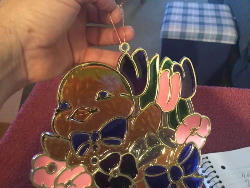 Plastic Easter Suncatcher