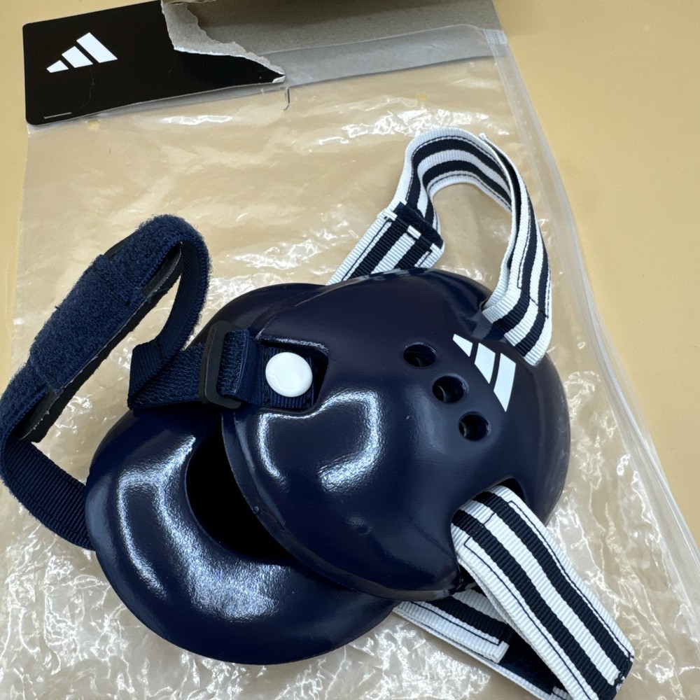 Adidas Response JUNIOR Wrestling Ear Guard Navy Blue Open Box