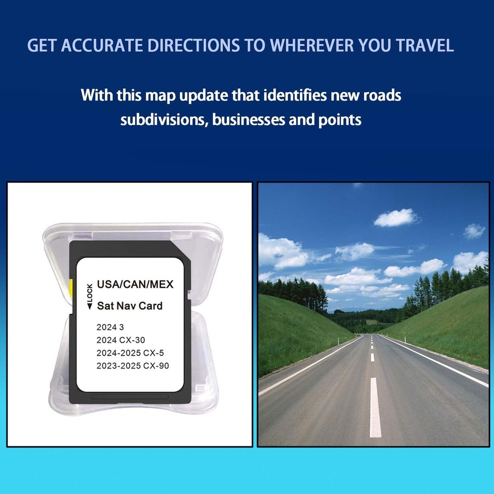 CX-5 Latest Navigation SD Card Map Update, KMV666EZ1B Black