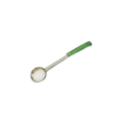 American Metalcraft SPN4 4 oz Green Solid Portion Spoon