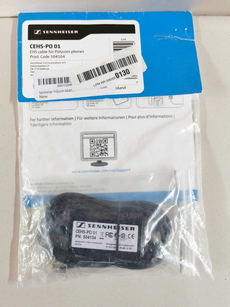 Sennheiser CEHS-PO 01 EHS Polycom Adapter 504104