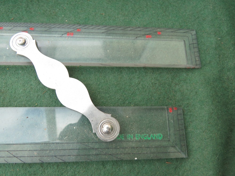 CAPTAIN FIELDS 'MATHEMO SERIES' IMPROVED 15" PARALLEL RULE BOXED