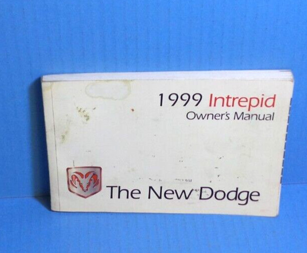 99 1999 Dodge Intrepid owners manual