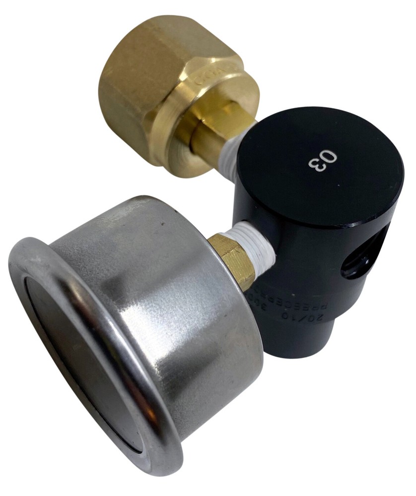 Co2 Air Shifter Compact Mini Aluminum Fixed Regulator 150 PSI