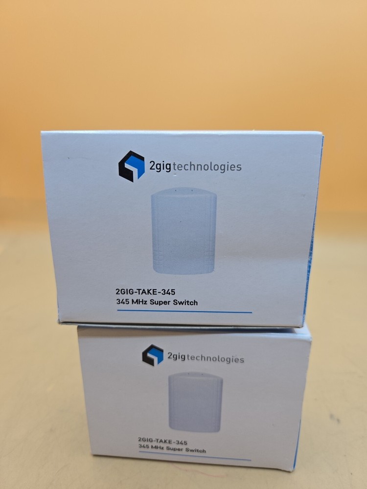 2GIG-TAKE-345 MHz Super Switch Wireless Home Security Takeover Smart Module 2 PK
