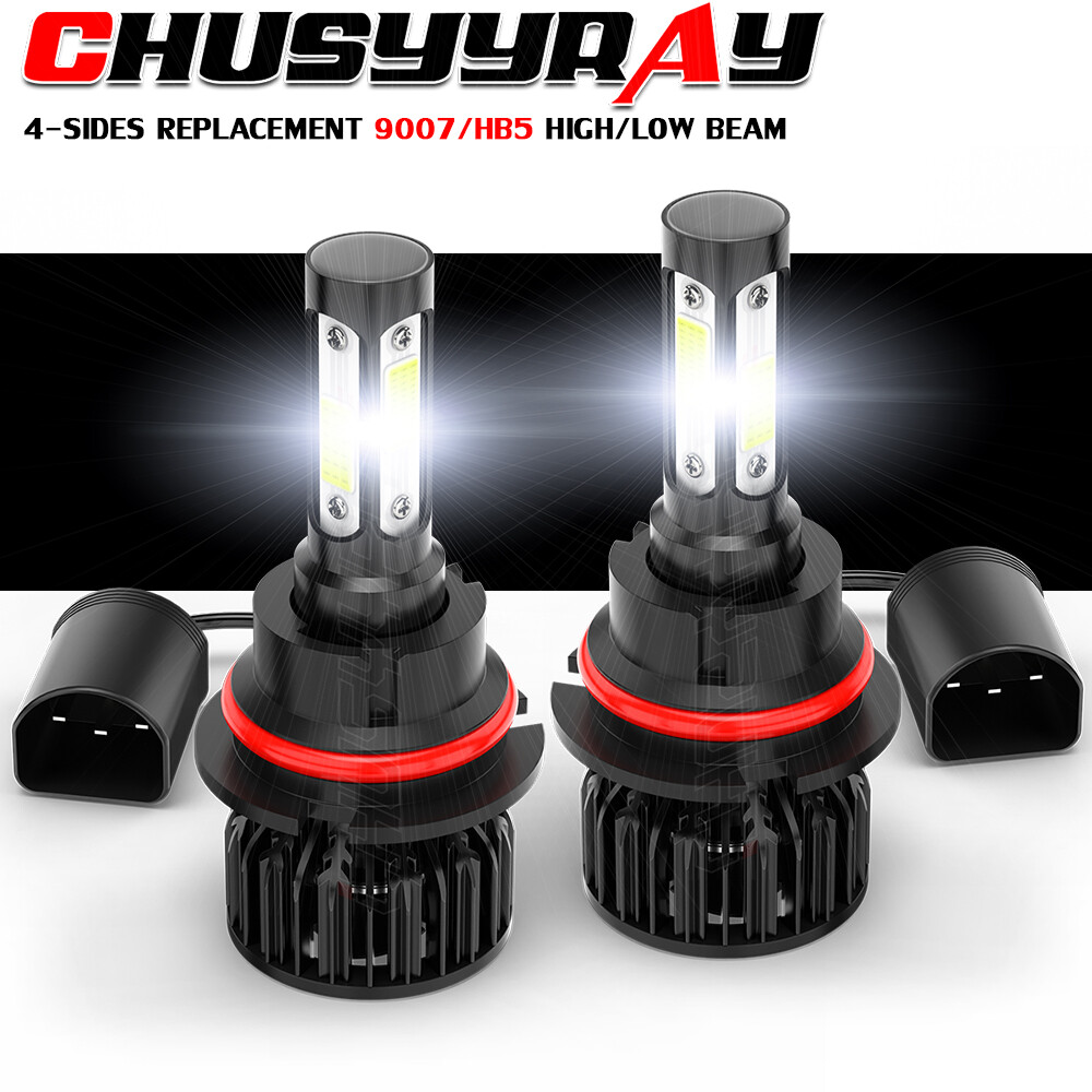 For Ford Crown Victoria 1998-2011 2pc 9007 LED Headlight High/Low Beam Bulbs Kit