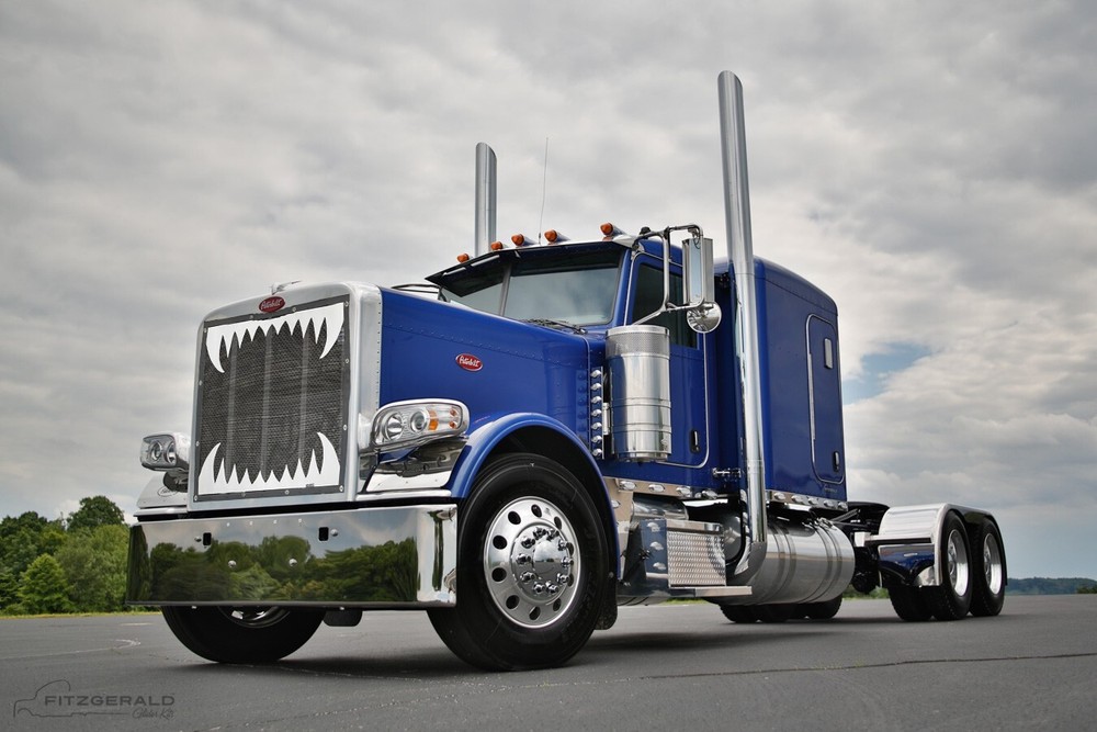 Peterbilt 388 & 389 Jaws Teeth Designer Bug Screen