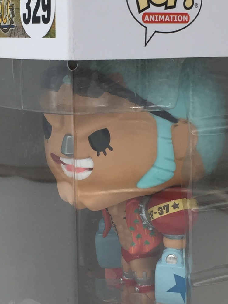 Funko Pop! Anime One Piece Franky #329 Silver Nose With Protector